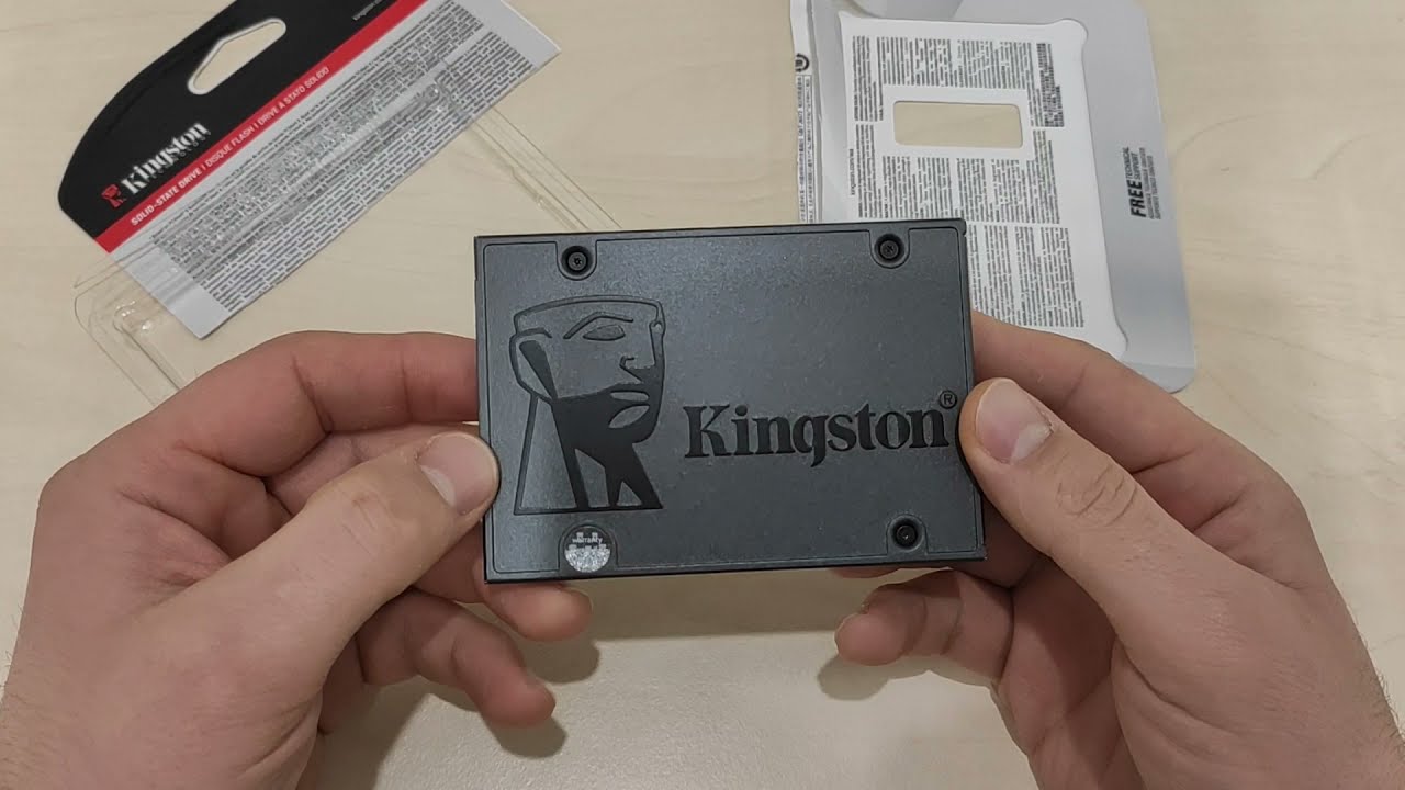 Распаковка SSD Kingston SSDNow A400 480GB 2.5