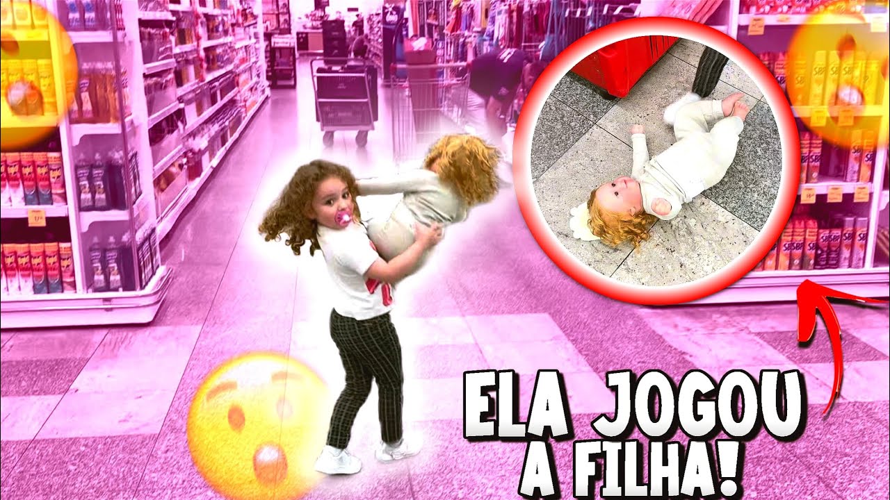 Vlog no MERCADO COM DIVA E SUA FILHA