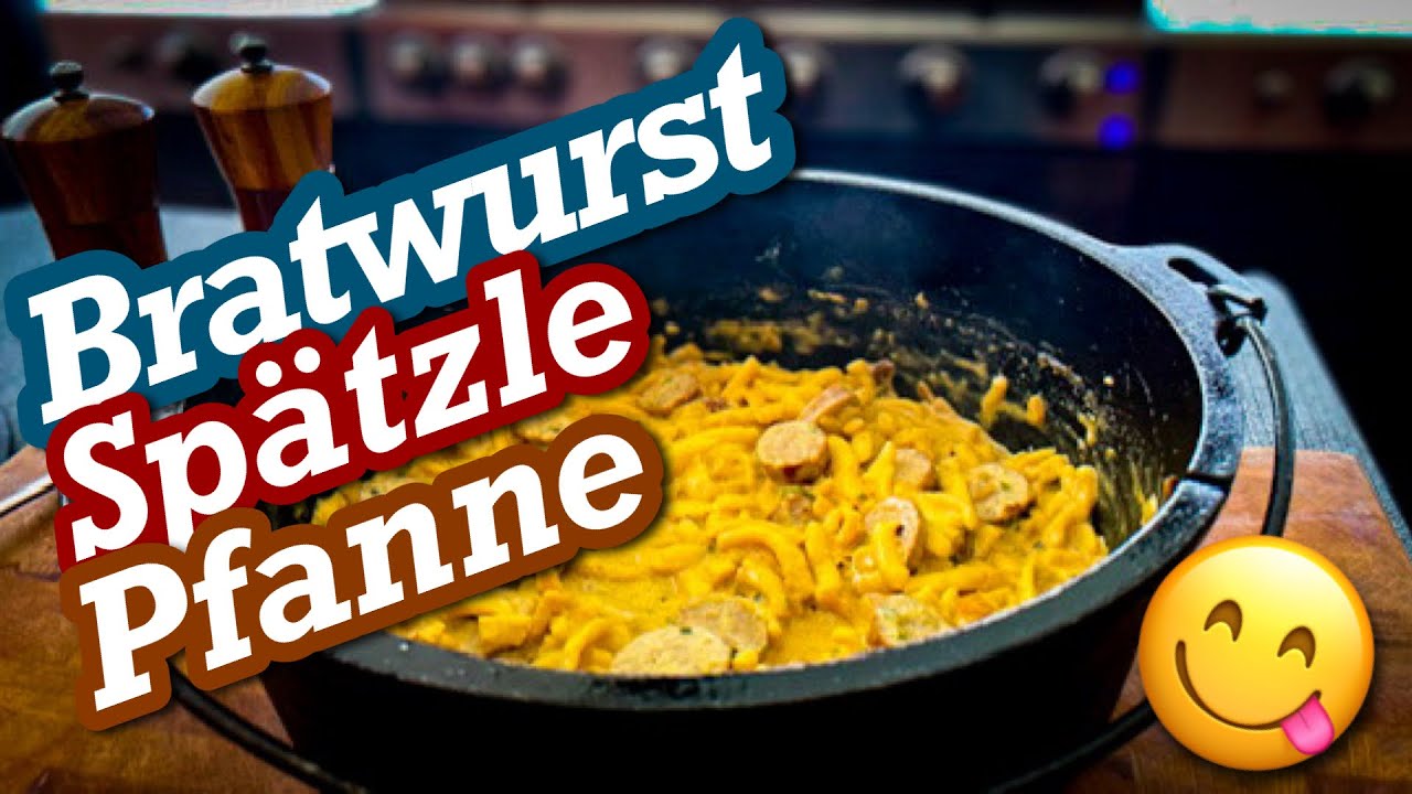 Schneller Bratwurst Spätzle Topf - schnell und einfach #rezept #kochen #spätzle #cremig #kochen #bbq