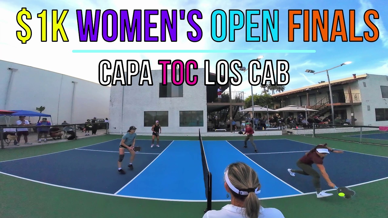 $1K CAPA TOC Women’s Open Finals | Pierson (5.2) & Ojeda (4.8) vs Hoang (5.2) & Bowman (5.0) | 4K