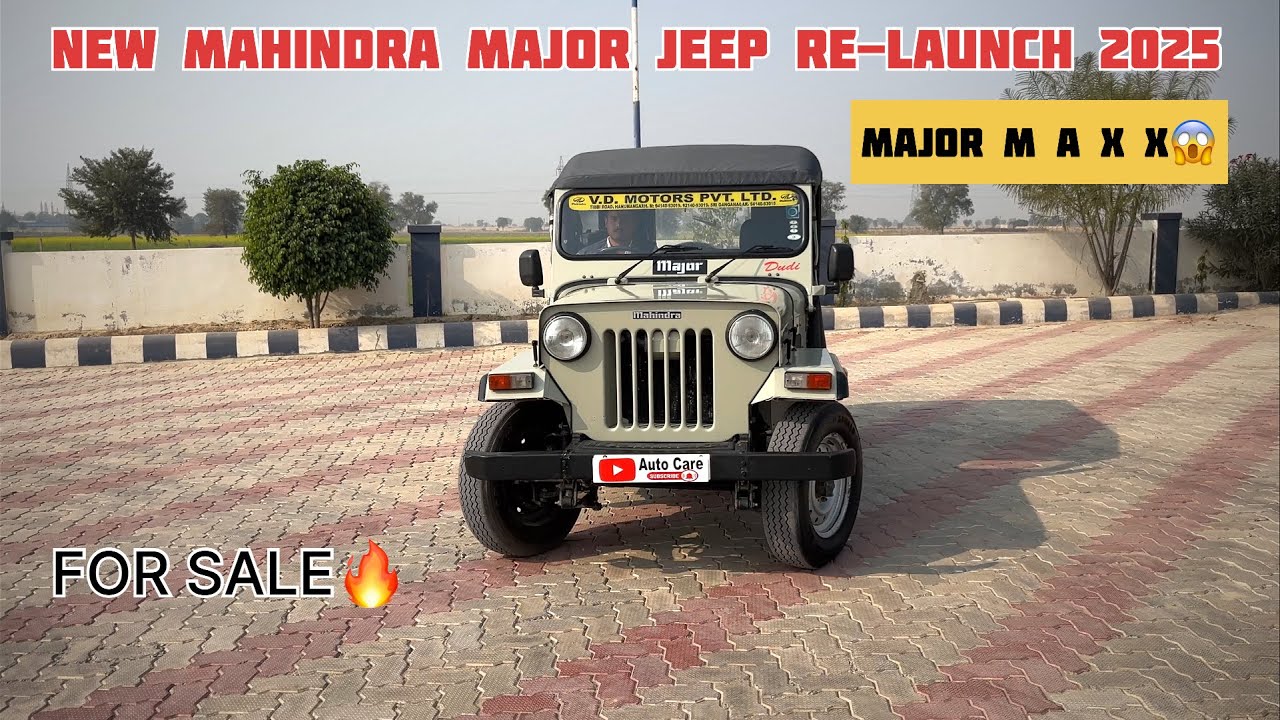 Mahindra Major Maxx Jeep 2025 Model For Sale🔥CL 550 MDI | All Original Jeep |Showroom Condition😍