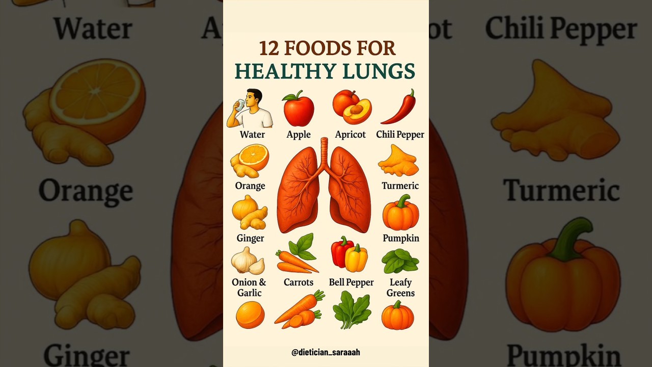 Foods That Cleanse & Strengthen Your Lungs Naturally | #healthyeating #healthylifestyle #diettips