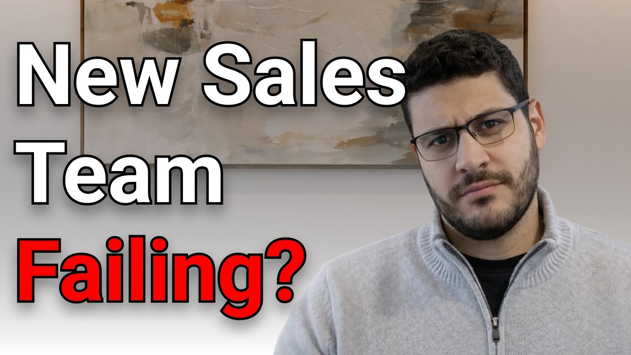 Why Your New Sales Team Is Failing And the System That Fixes It.