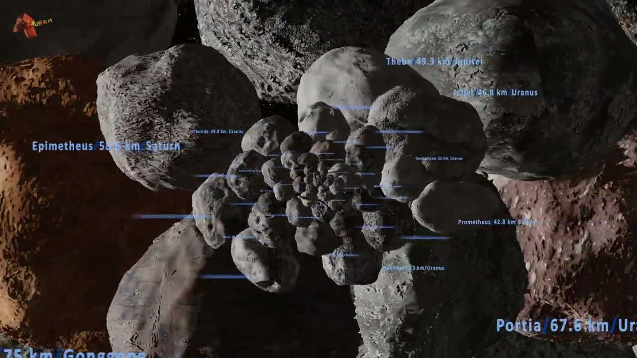 Moons Size Comparison: zOOm out