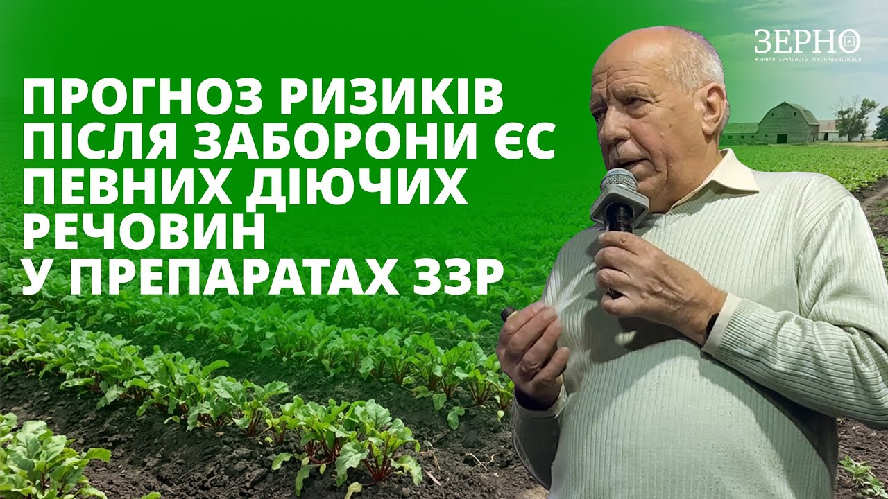 Прогноз ризиків після заборони ЄС певних діючих речовин у препаратах ЗЗР, Микола Косолап
