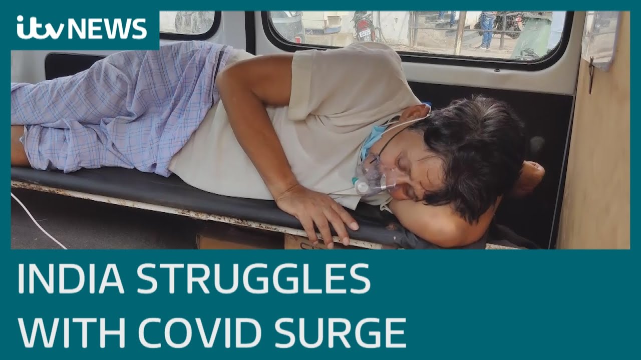 India struggles to cope with Covid surge | ITV News