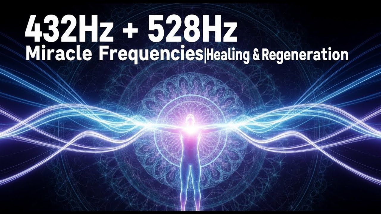 Healing Sleep Frequencies 432Hz + 528Hz | Peace, Balance & Relaxation