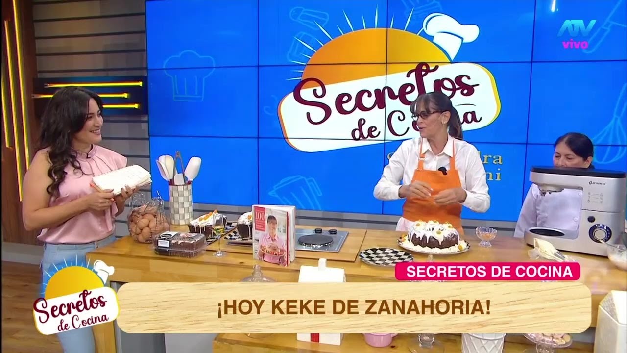 'Secretos de Cocina': Aprende a preparar un delicioso 'carrot cake' con Sandra Plevisani