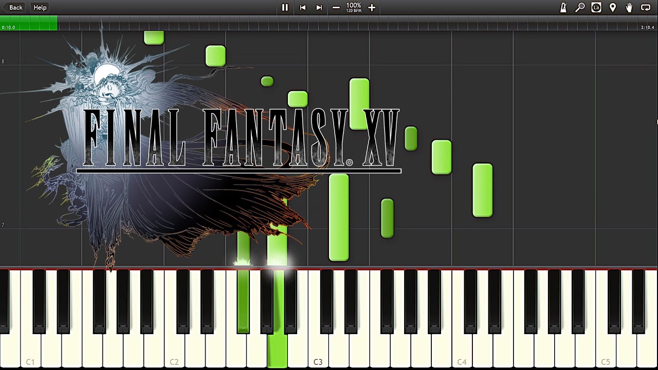 Final Fantasy XV - Stand By Me (Piano Tutorial)