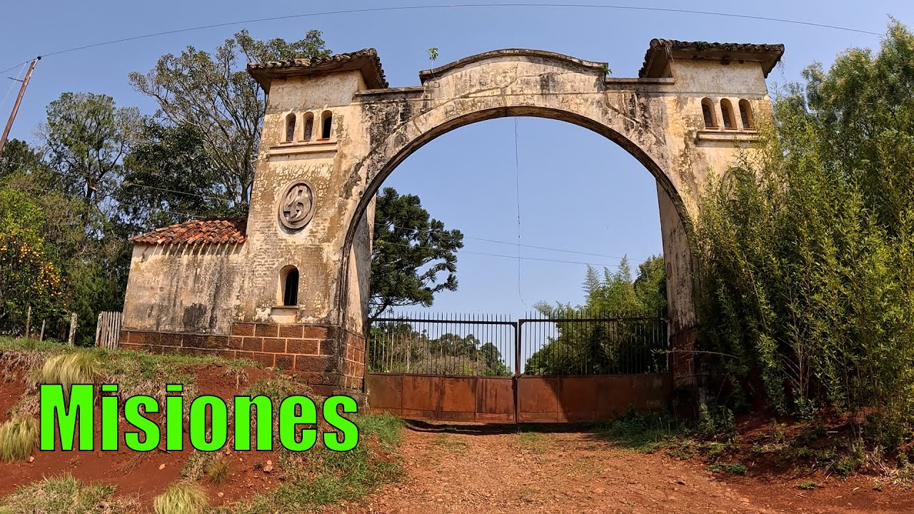 Ruinas de un imperio en plena selva misionera.