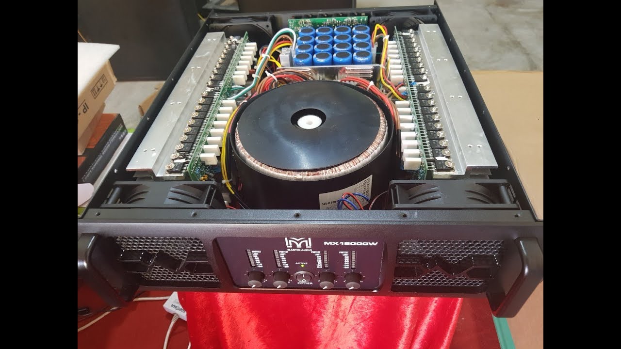 Cục Đẩy 4 kênh. Matin MX 18000W. Chơi 2 đôi JBL 725. Cty0936583140