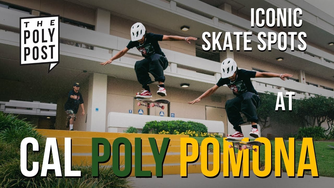 Iconic Skate Spots at Cal Poly Pomona!