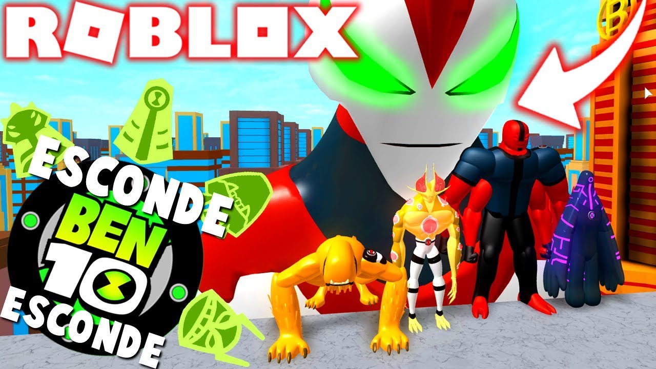 ROBLOX ! - MINIGAME DE ALIEN GOSMA COM GIGANTE - BEN 10 ARRIVAL OF ALIENS !