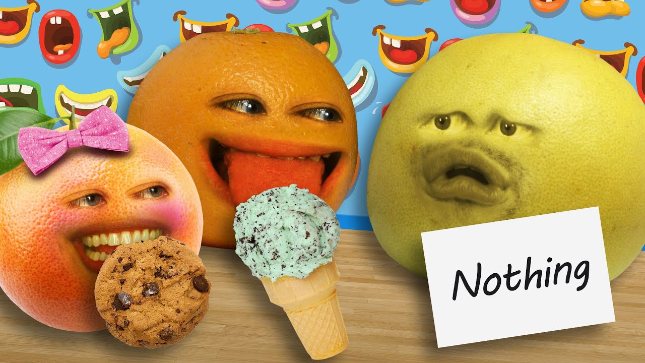 Annoying Orange - Bite, Lick, or Nothing Challenge!