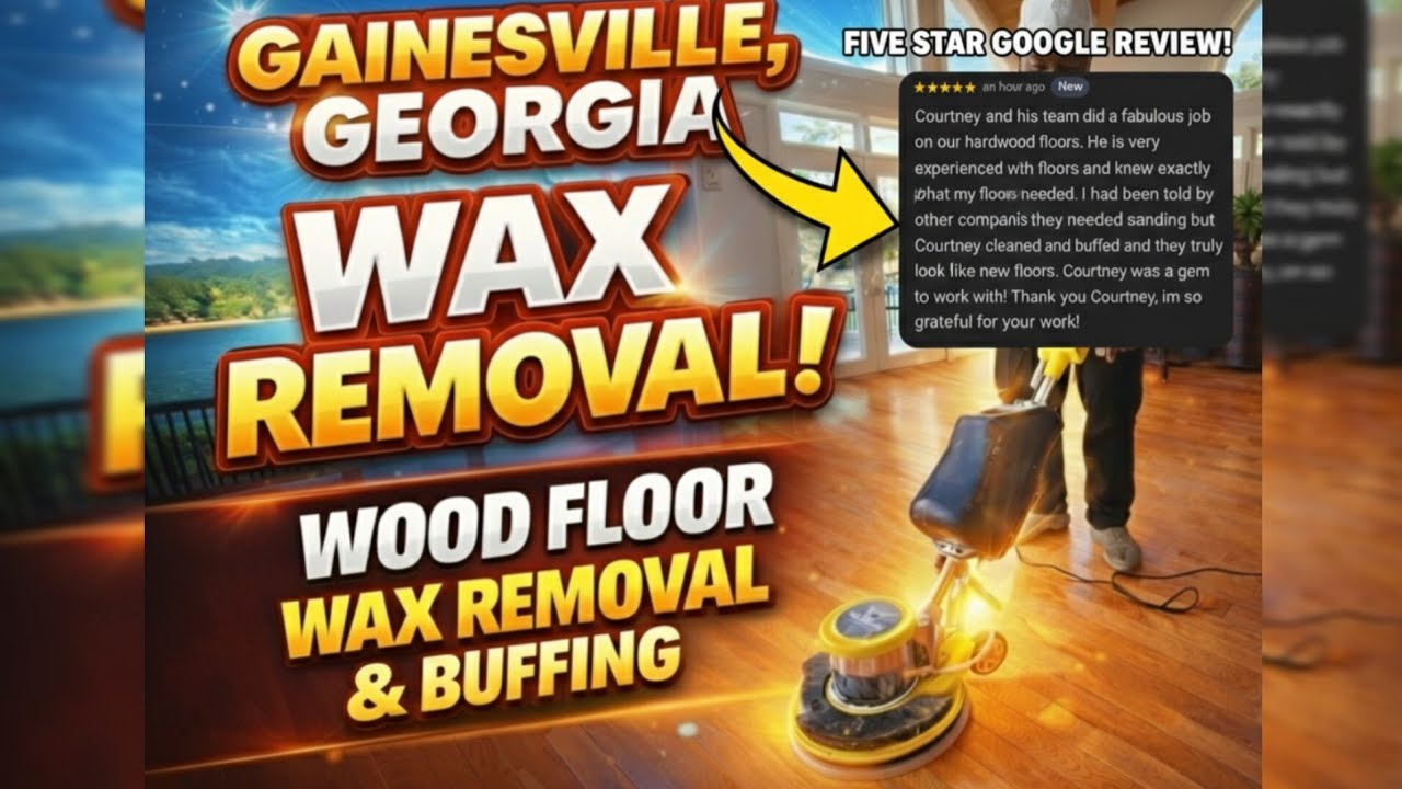 They Said Sand It… Truman SAVED This Hardwood Floor (Wax Removal & Buffing