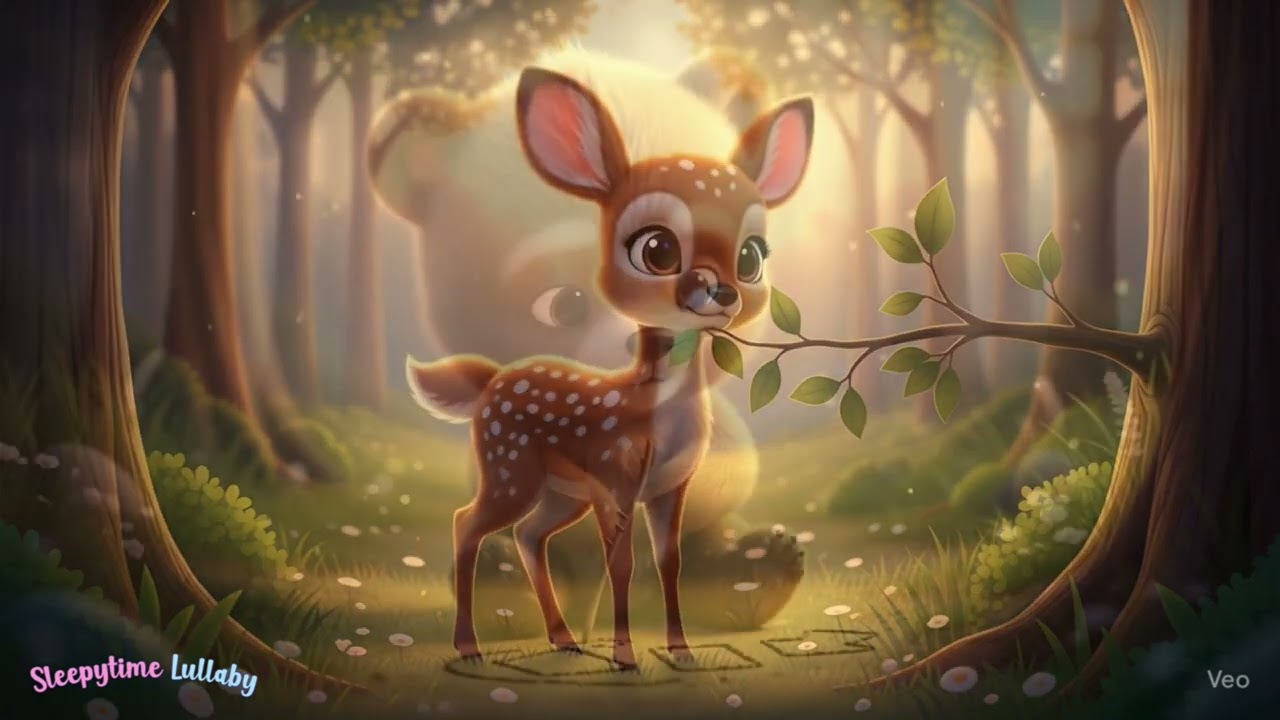 Woodland Forest Animals Lullaby &ndash; Gentle Bedtime Music & Cute Animated Animals for Babies