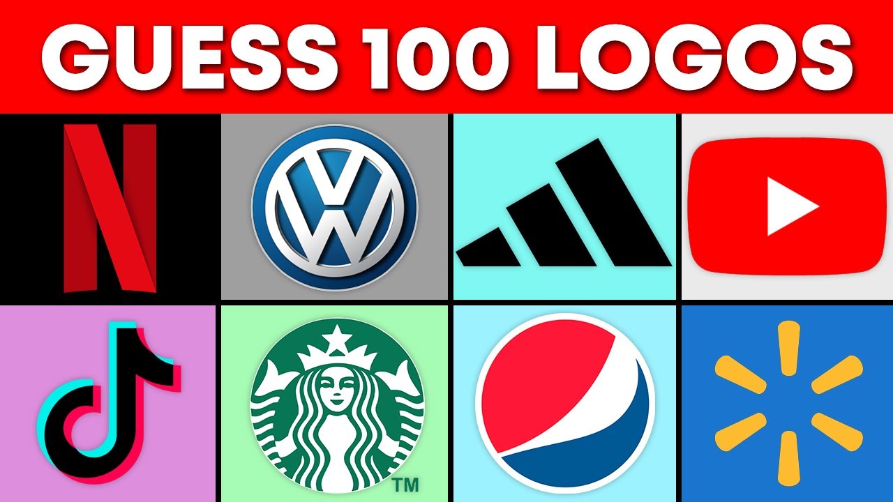 Guess The Logo In 3 Seconds | 100 Famous Logos Quiz