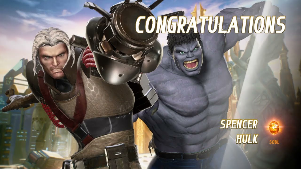 Requested MARVEL VS. CAPCOM: INFINITE Spencer and Hulk Arcade Gameplay