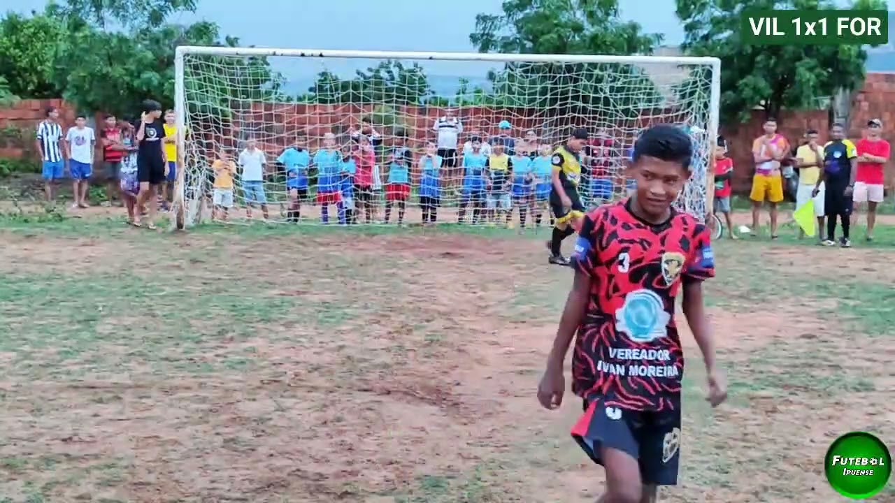 Decisão por pênaltis, Vila Real x Força Jovem, final sub-12/13, Futuros Craques Ipuense, 14/02/2024.