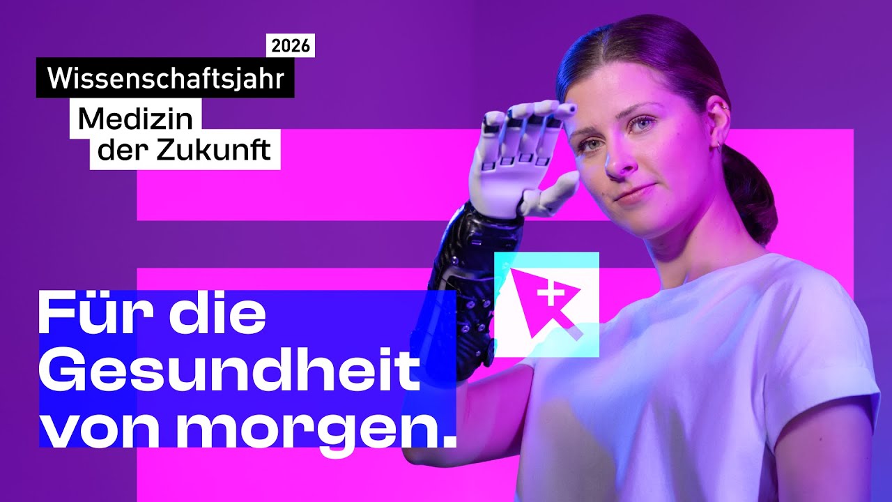 Trailer des Wissenschaftsjahres 2026 &ndash; Medizin der Zukunft: F&uuml;r die Gesundheit von morgen.