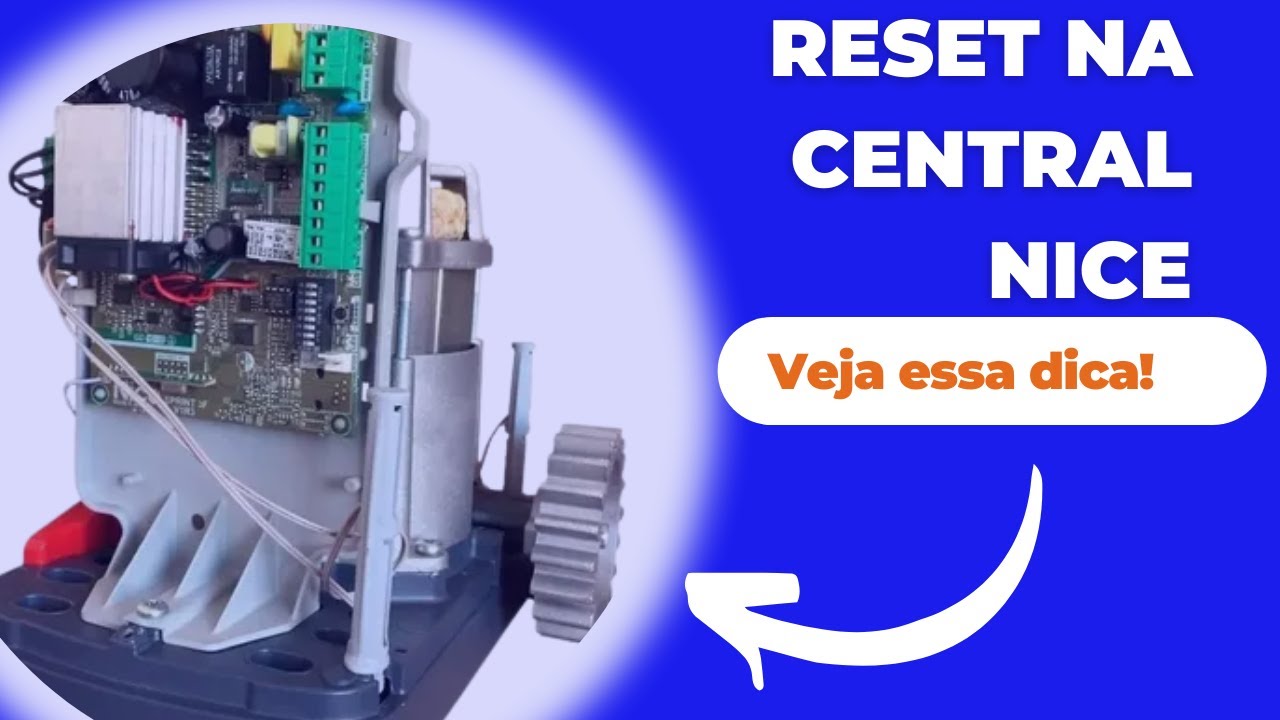 Como configurar o  automatizador - Nice-Speed