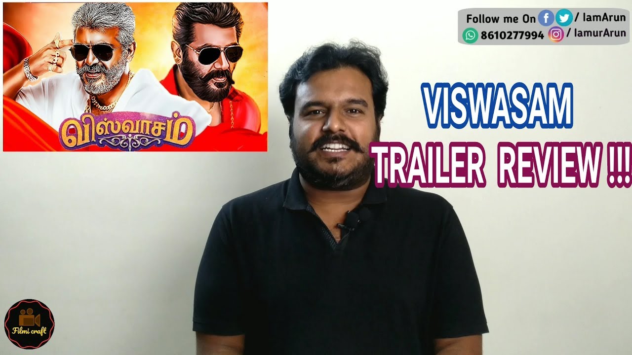 Viswasam Trailer Review by Filmi craft | Ajith Kumar| Nayanthara | Siva