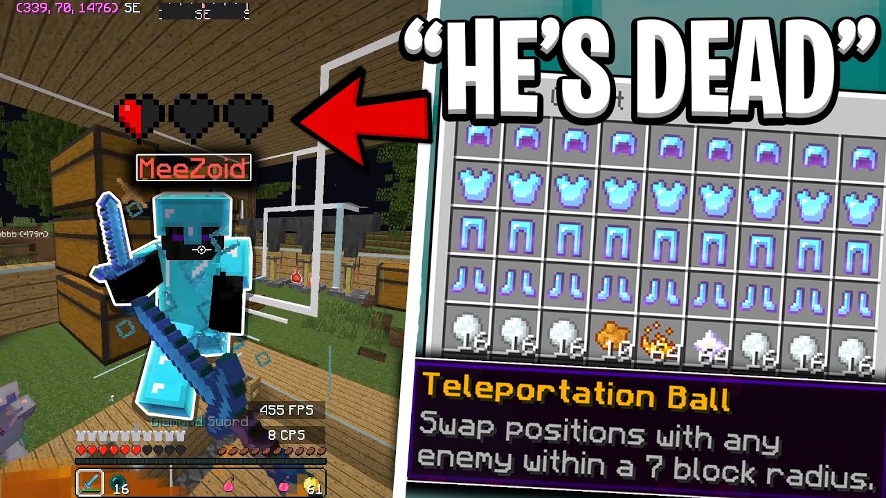We STOLE MeeZoid and HateFoo's RAID!! *QUICK DROPPED* | Minecraft HCF