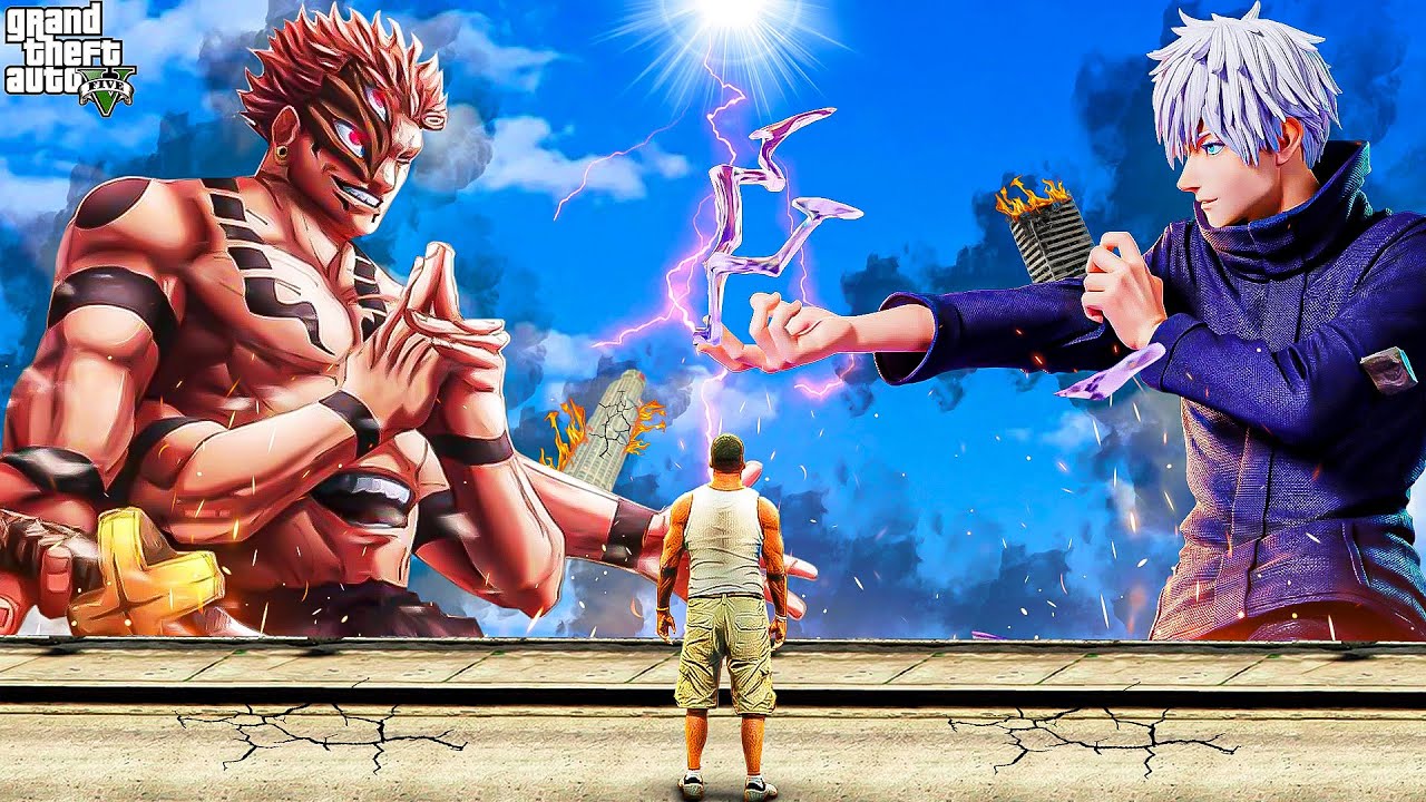 FRANKLIN & GOJO VS SUKUNA In GTA 5