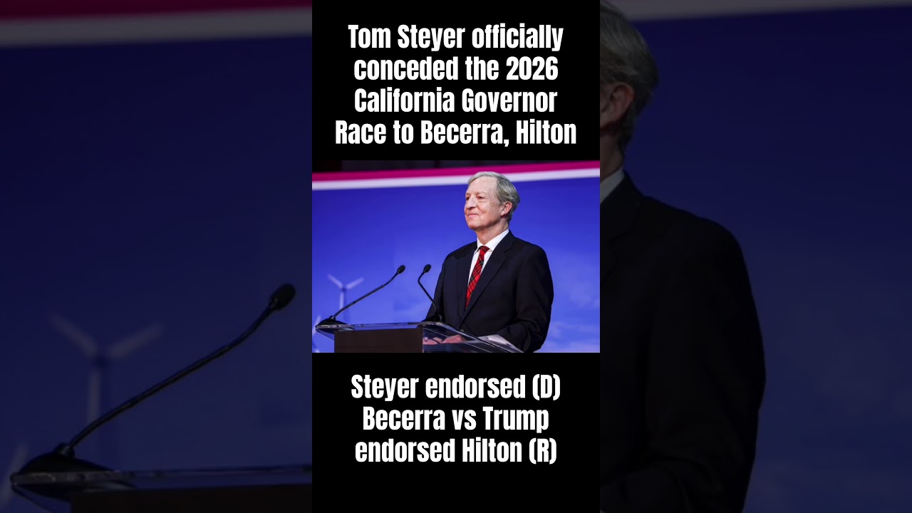 Tom Steyer drops out of California Governor Race after late results surge #shorts #politics #news