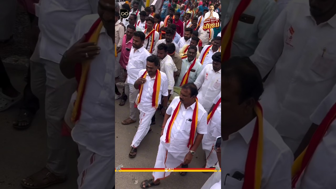 TVK Ariyalur🔥| Thalapathy Vijay | TVK | Aadhav Arjuna | Sengottaiyan | Jananayagan