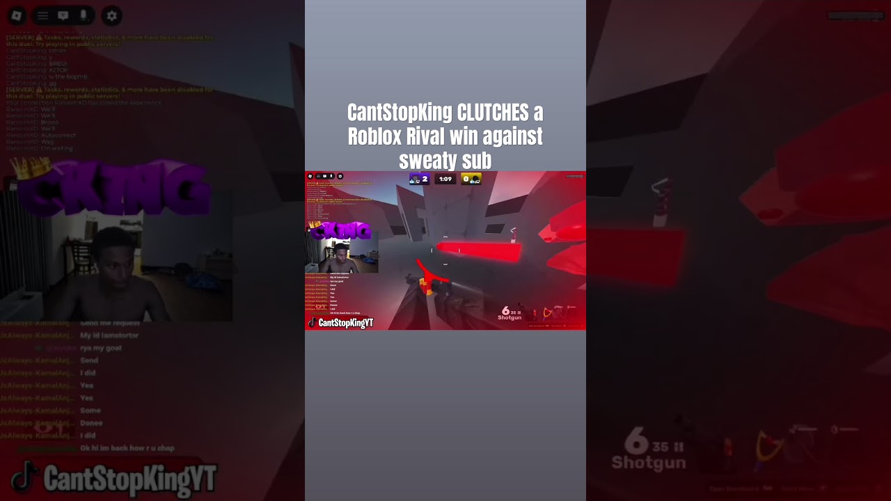 CantStopKing CLUTCHES a Rivals win against sweaty subscriber 