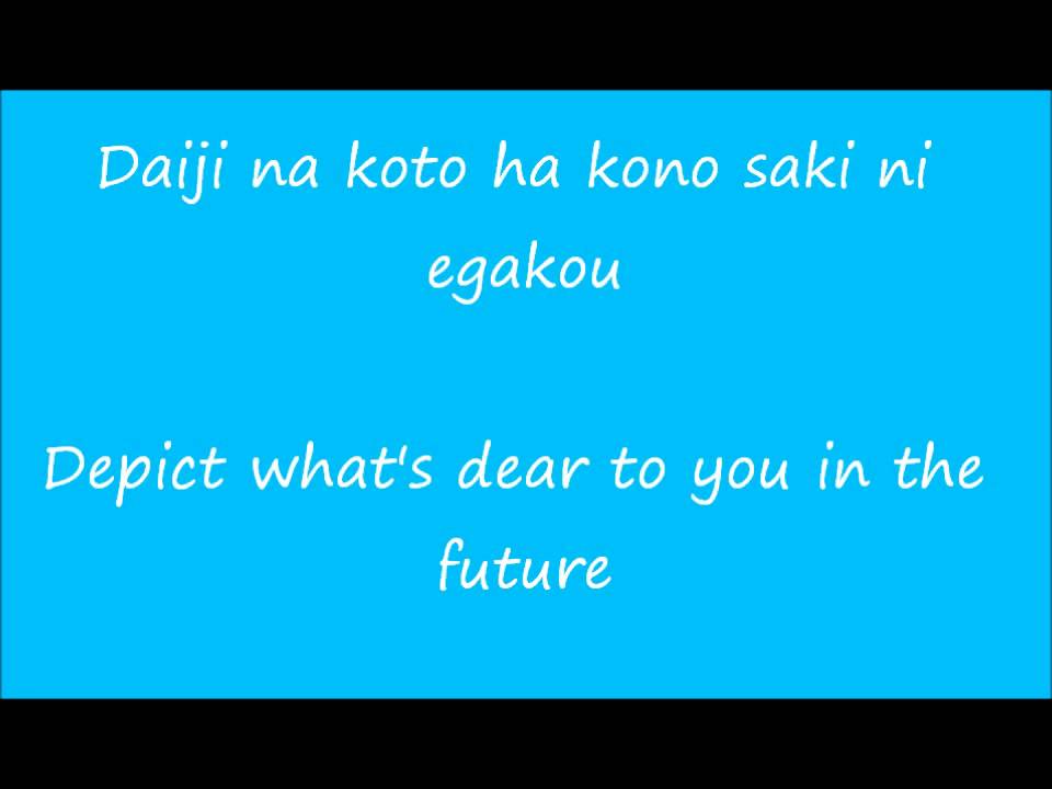Tears Infection - Kaori - Myself;Yourself With Romaji subs and English subs