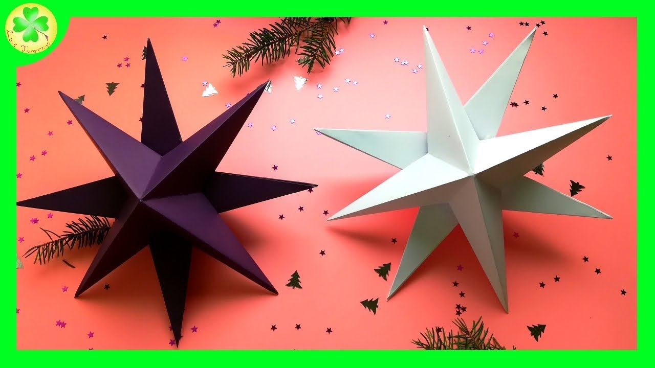 Jak zrobić - Świąteczna gwiazdka 3D / How to make a Christmas 3D Star