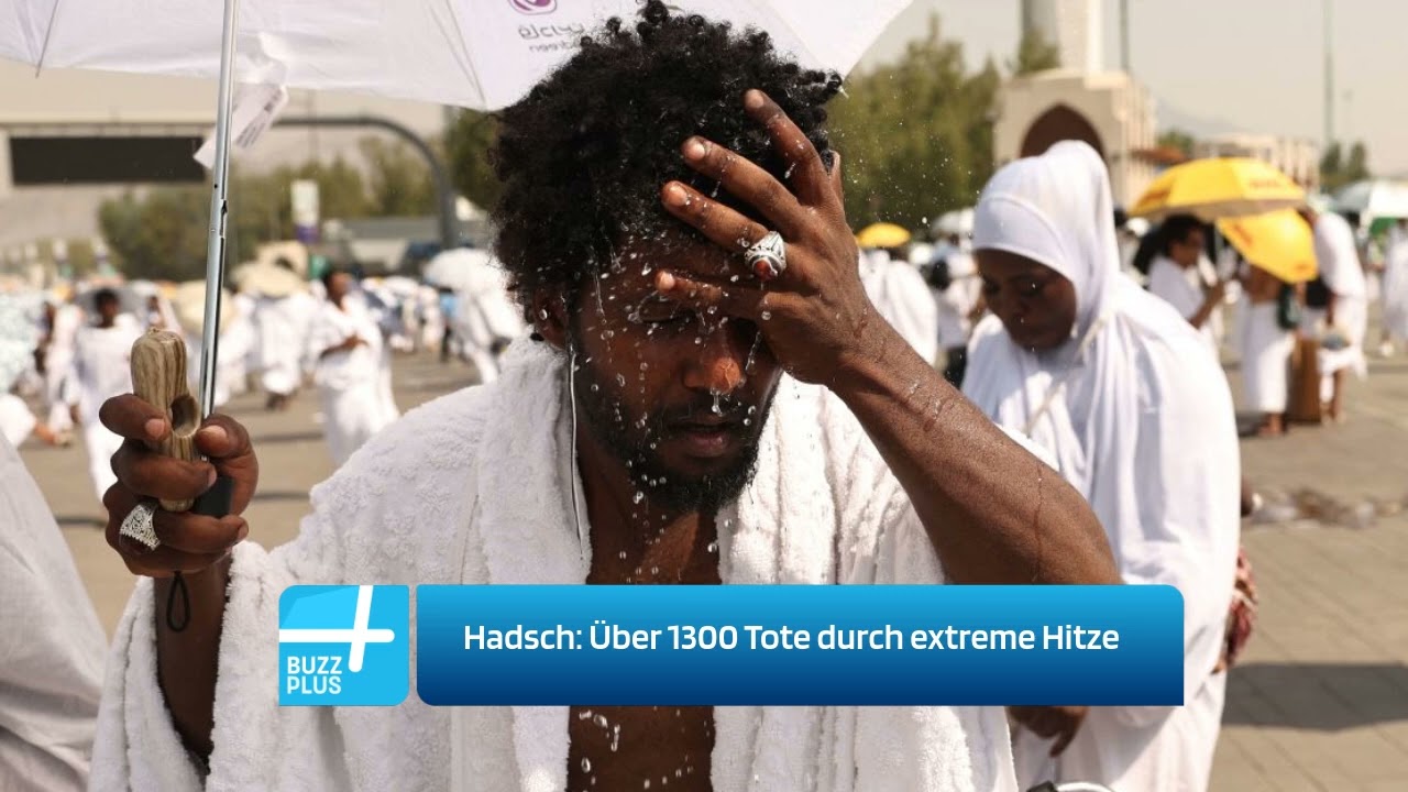 &Uuml;ber 1300 Tote beim Hadsch aufgrund hoher Temperaturen w&auml;hrend der Pilgerfahrt