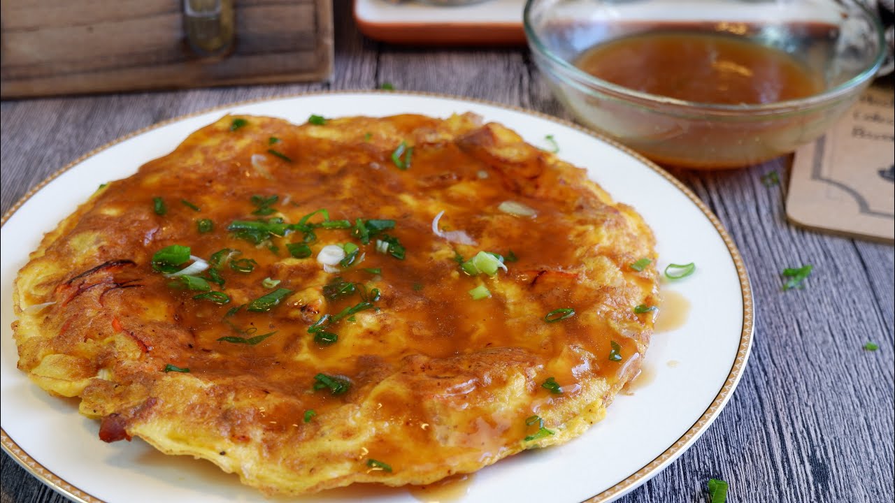 Quick & Easy Egg Foo Young w/ Gravy 芙蓉蛋 Chinese Omelette Recipe | Chinese Egg Recipe | Chinese Food
