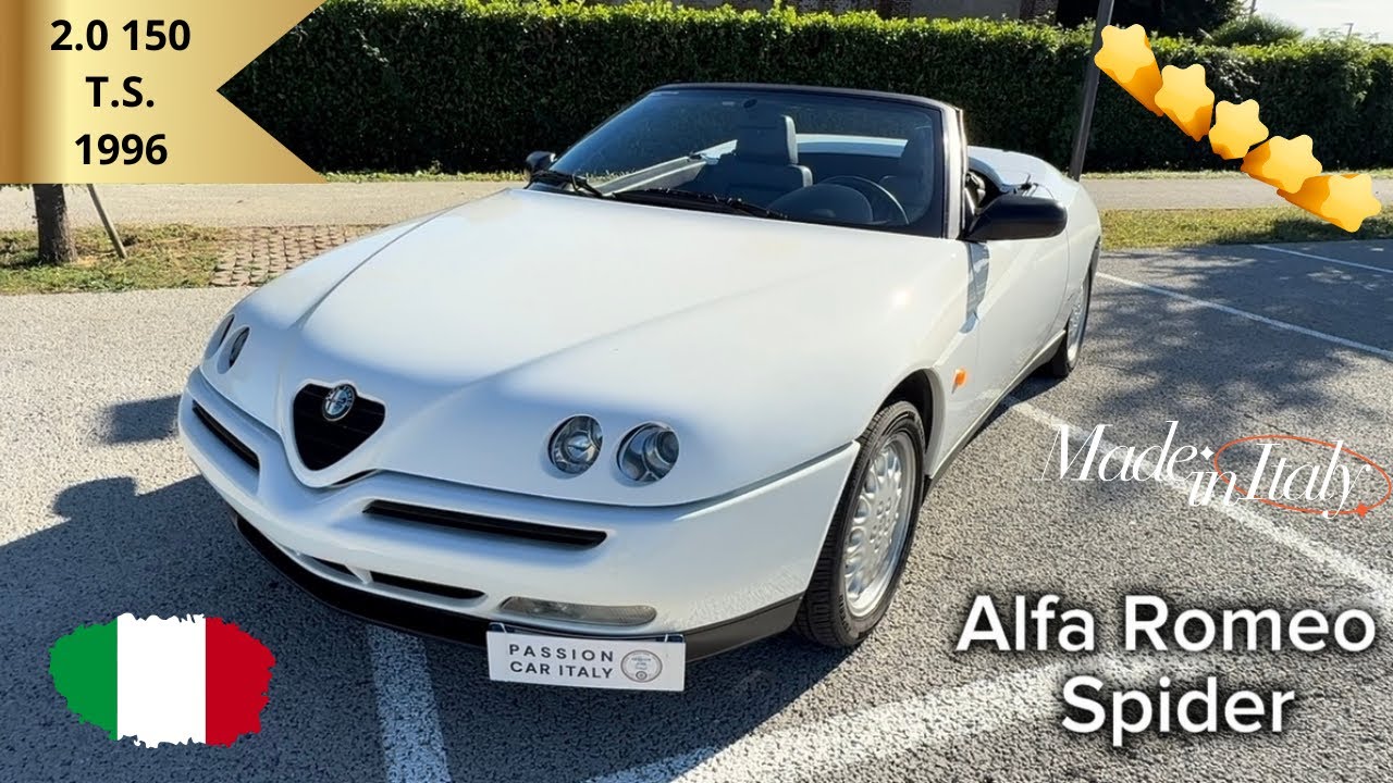 Spider di nome e di fatto! 😎🇮🇹 Recensione Alfa Romeo Spider 916 2.0 150cv - 1996 