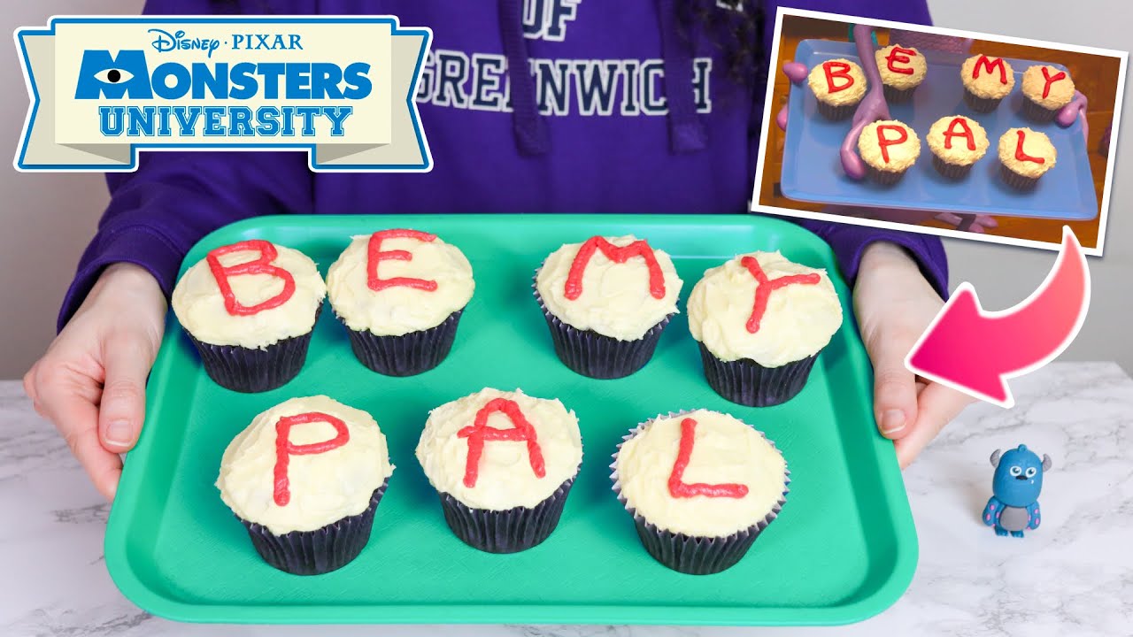 CUPCAKES DE CHOCOLATE DE MONSTERS UNIVERSITY! - Monstruosamente Deliciosas!