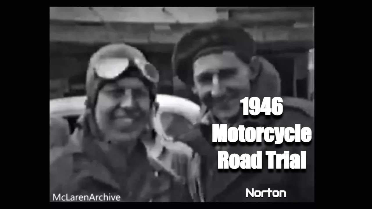 1940s NZ Motorcycling: Hamilton-Kawhia road trial (1946, Norton)