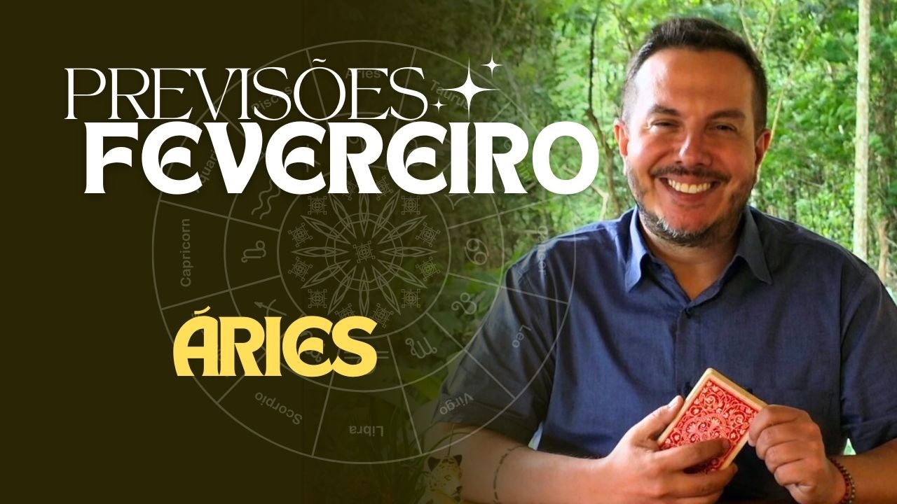 ÁRIES 🔥FEVEREIRO 2026 - BARALHO CIGANO  | André Mantovanni