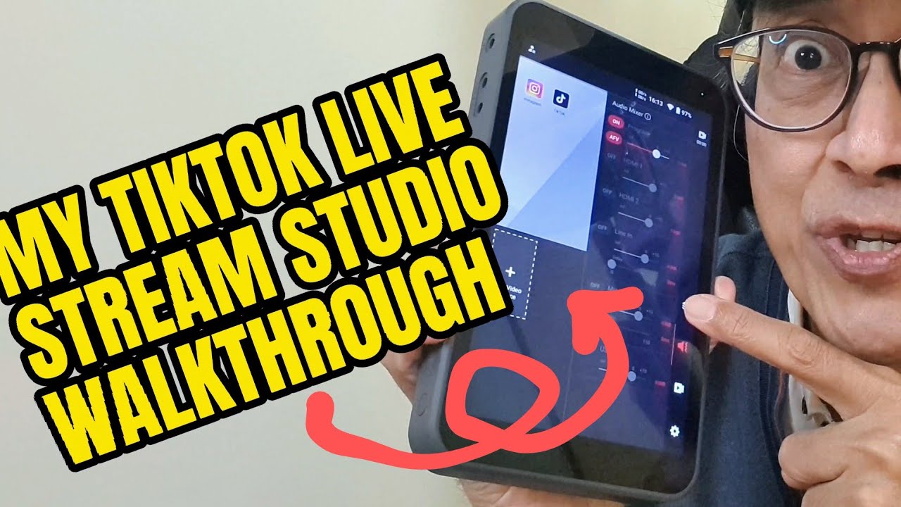 Portable Vertical Multicam TikTok Live Stream Studio Walkthrough - Yololiv Instream Review Part 3