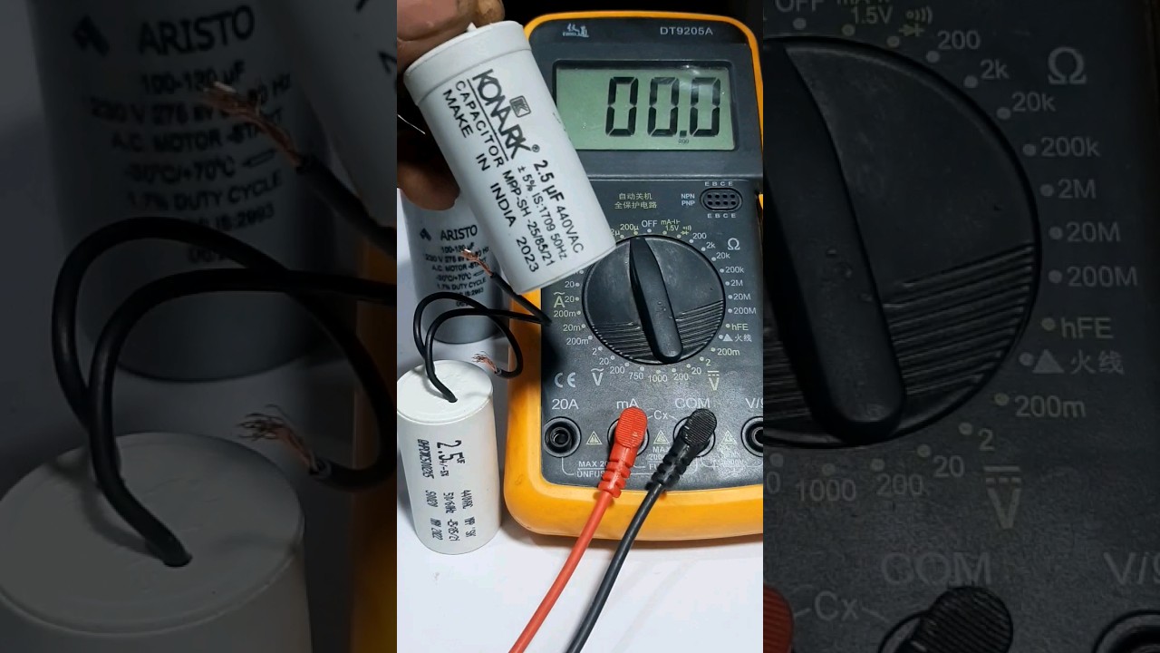 How to check capacitor with multimeter? | capacitor kaise check Karen