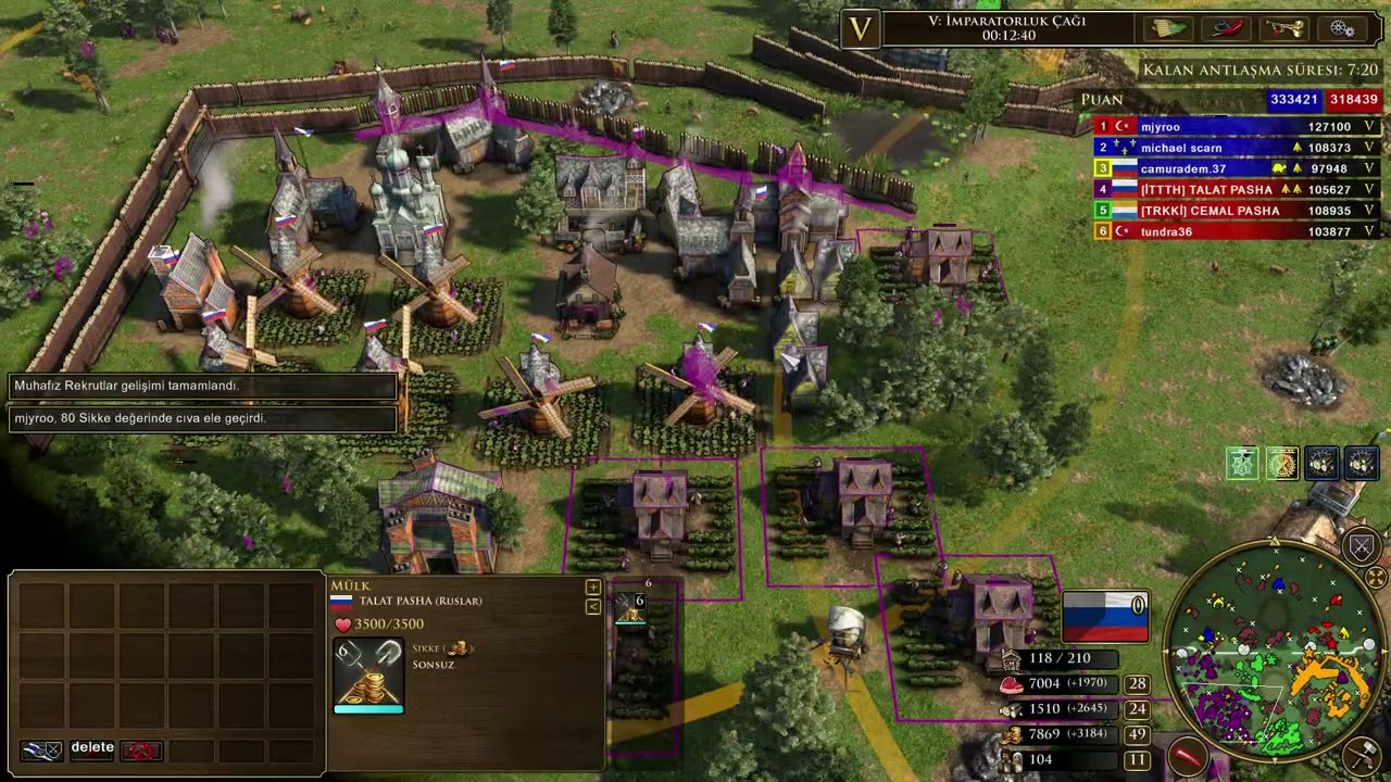 Age of empires 3 de russian boom and fight