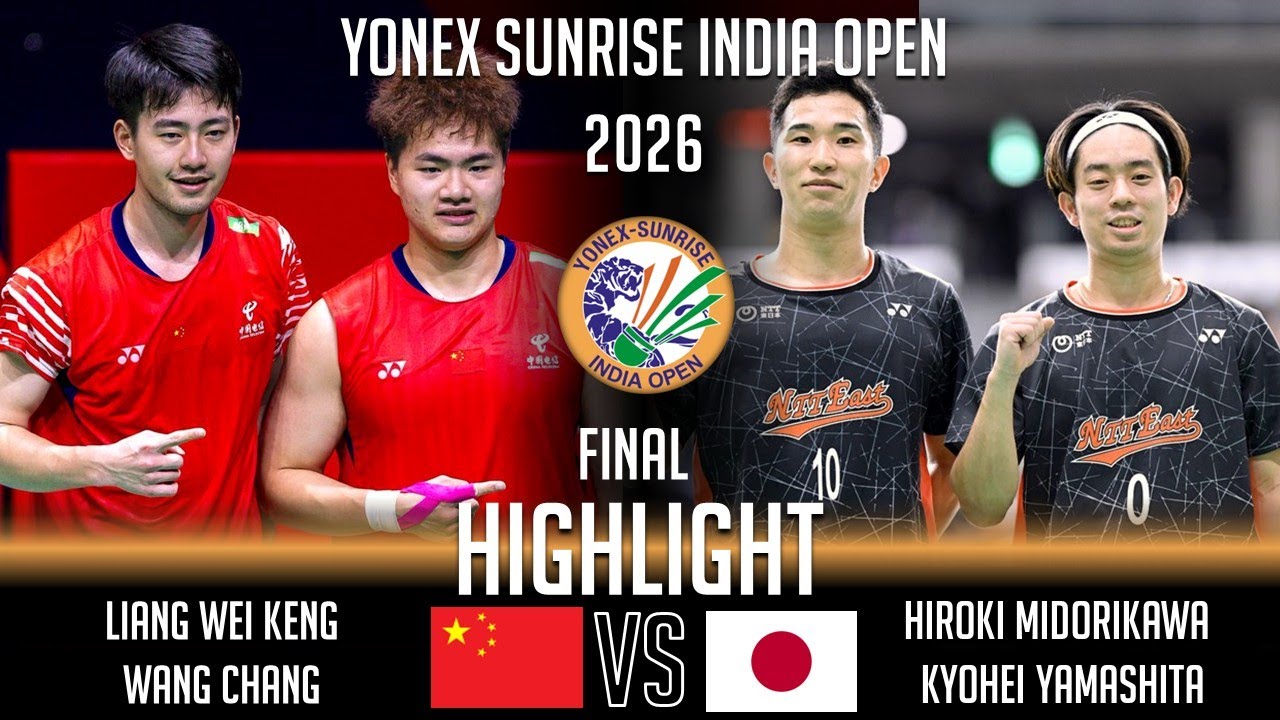 FANTASTIC FINAL‼️LIANG /WANG Chang vs MIDORIKAWA /YAMASHITA | India Open 2026 Badminton