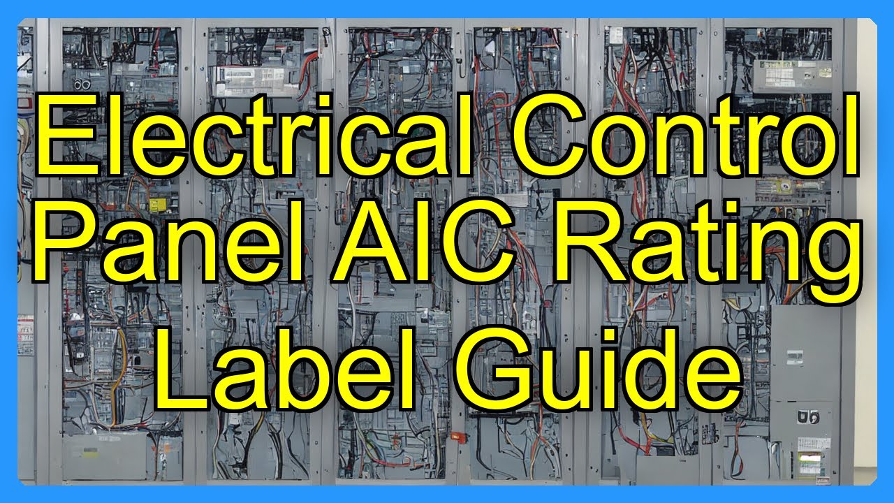 Electrical Control Panel AIC Rating Label Guide