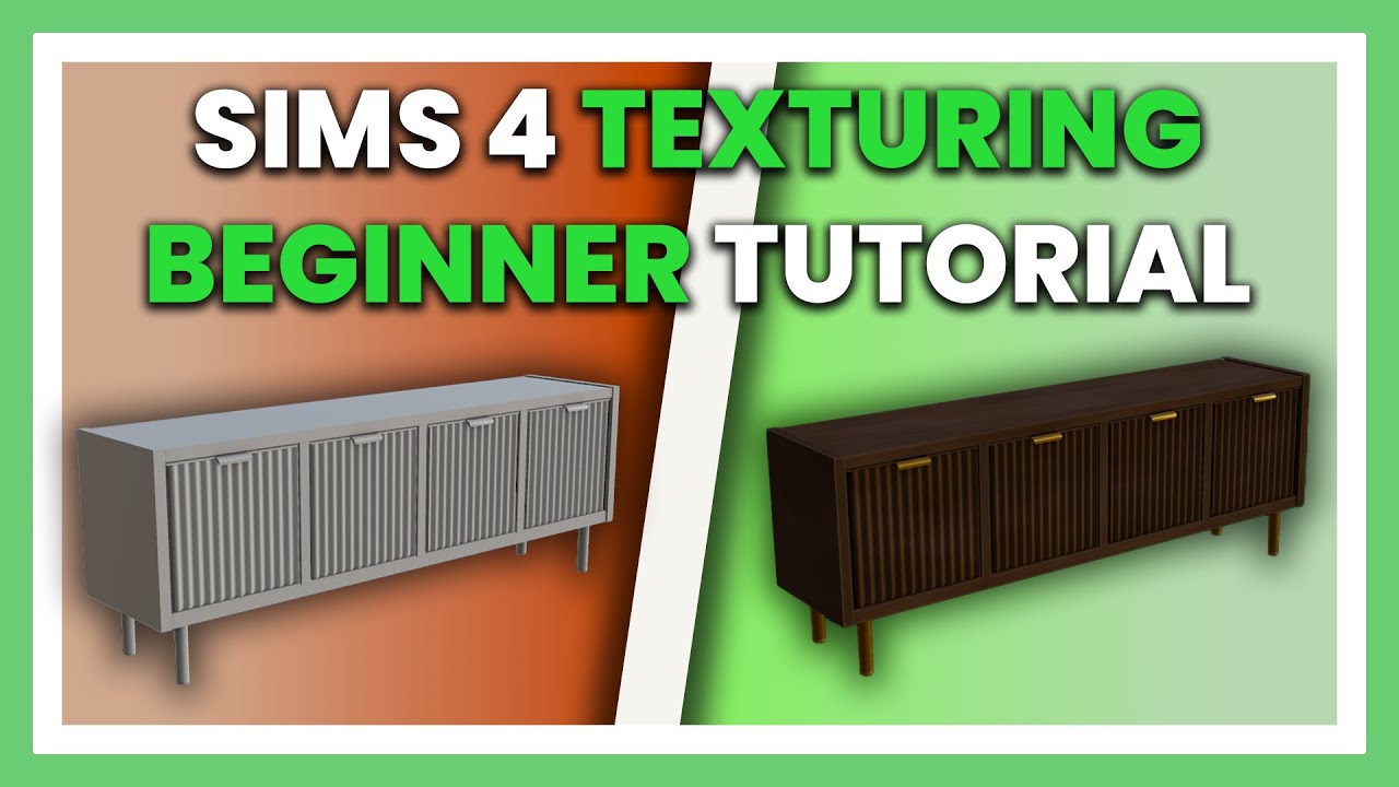 How To Texture Sims 4 Meshes in Substance Painter 3D