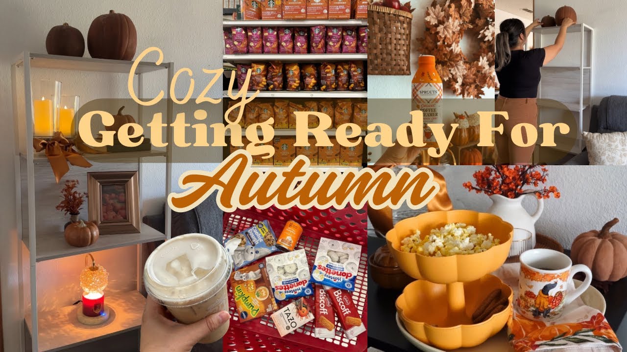 Cozy🍁Getting Ready For Fall Vlog 🍂🕯️🎃  FALL DECOR 2025, TARGET TRIP, COZY HOMEBODY #fallvibes #cozy
