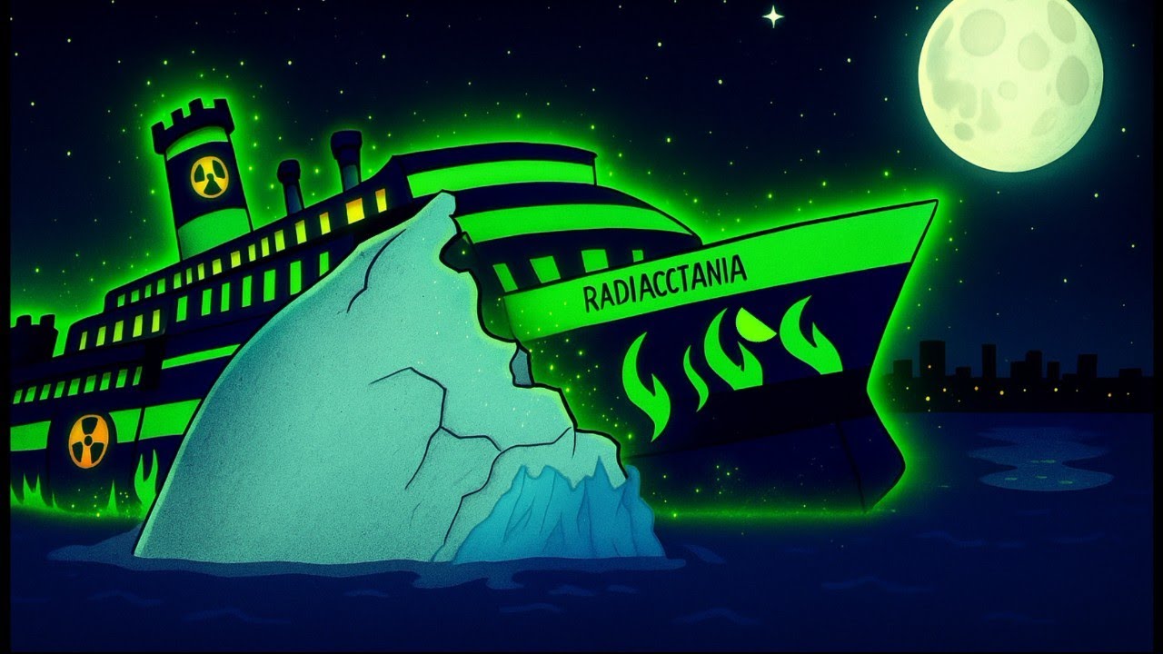 RADIACTANIA SINKS LIKE TITANIC 🛳️⚓ flipaclip
