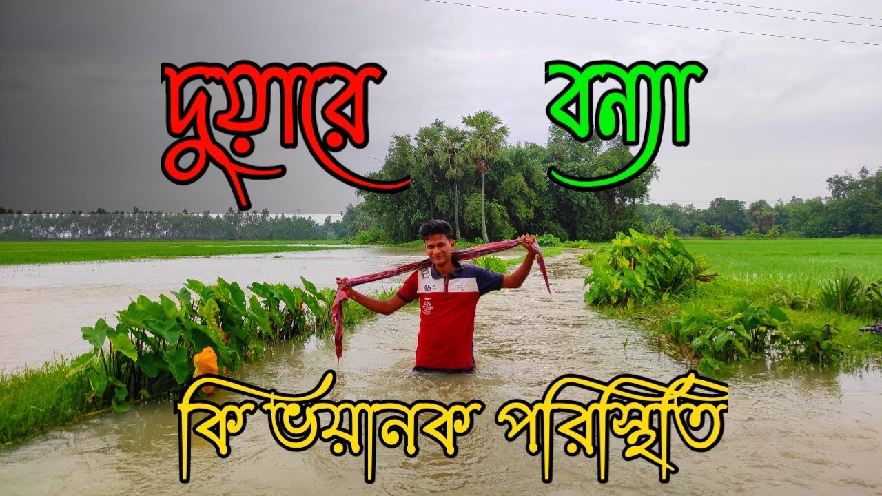 আমাদের গ্রামের বন্যা || Flood In My Village || Journey with Manab