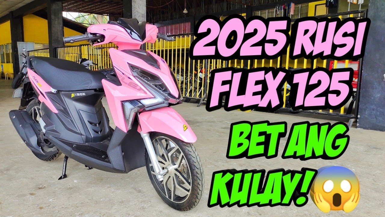2025 Rusi Flex 125 Grabe Ang Ganda ng Kulay Bagay to sa mga Lady Rider!😱