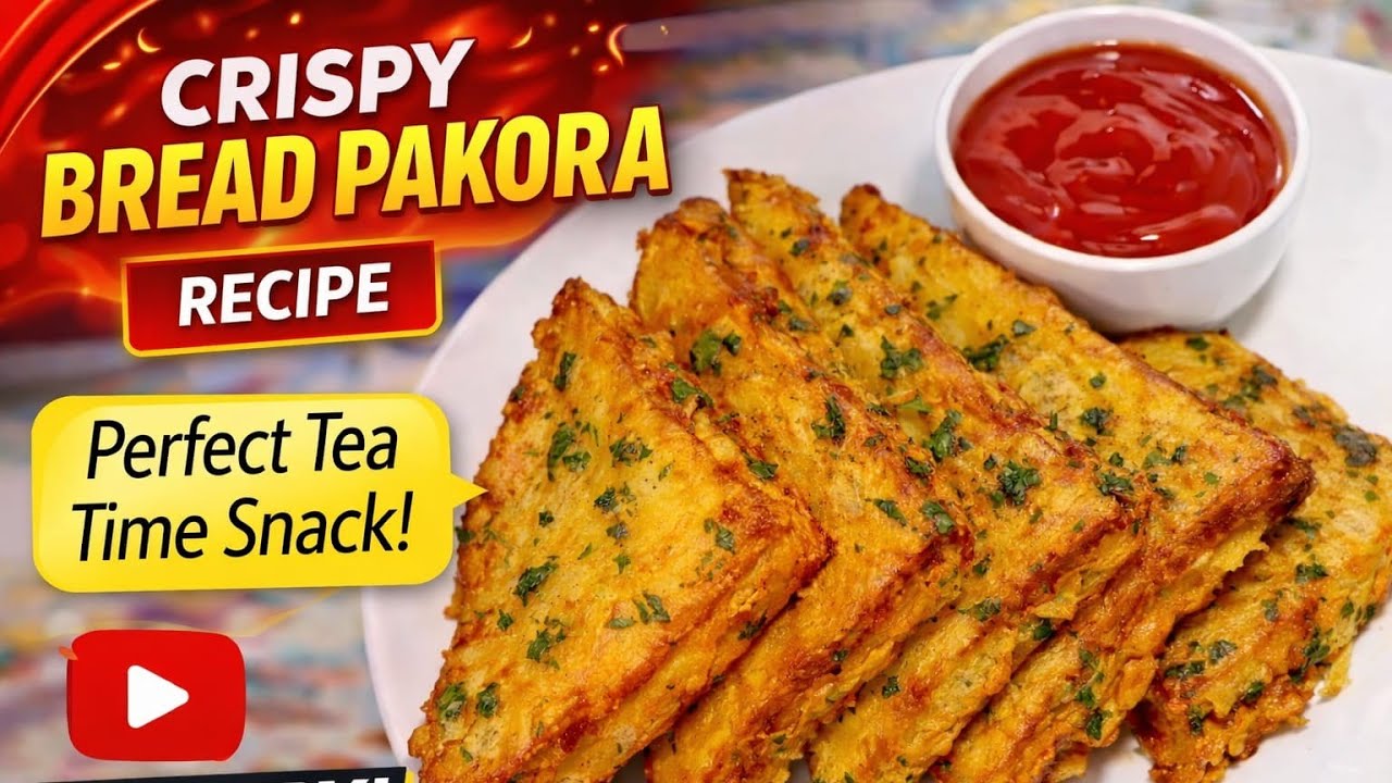 Bread Pakora Recipe | Street Style Bread Pakora |بریڈ پکوڑا بنانے کا آسان طریقہ